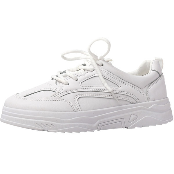 Νέο μοντέλο αθλητικά έκο δερμάτινα παπούτσια με κορδόνια