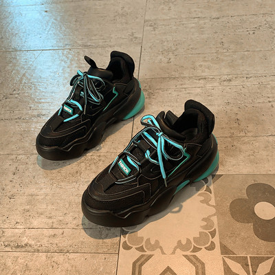 Casual γυναικεία αθλητικά παπούτσια με τραχιά σόλα - σε διάφορα χρώματα