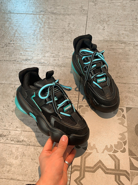 Casual γυναικεία αθλητικά παπούτσια με τραχιά σόλα - σε διάφορα χρώματα