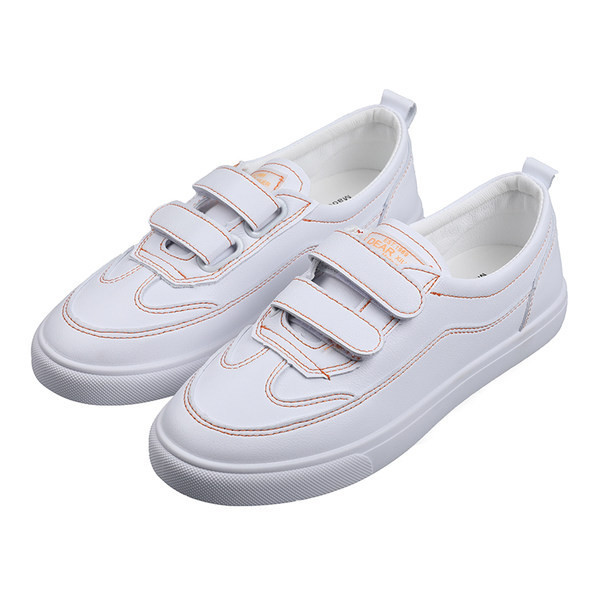 Γυναικεία αθλητικά παπούτσια με velcro και επίπεδη σόλα