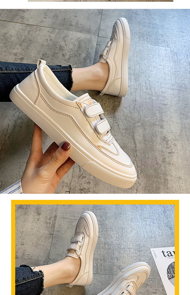 Γυναικεία αθλητικά παπούτσια με velcro και επίπεδη σόλα