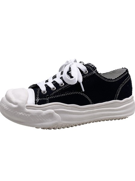 Γυναικεία αθλητικά παπούτσια με επίπεδη σόλα - σε τρία χρώματα