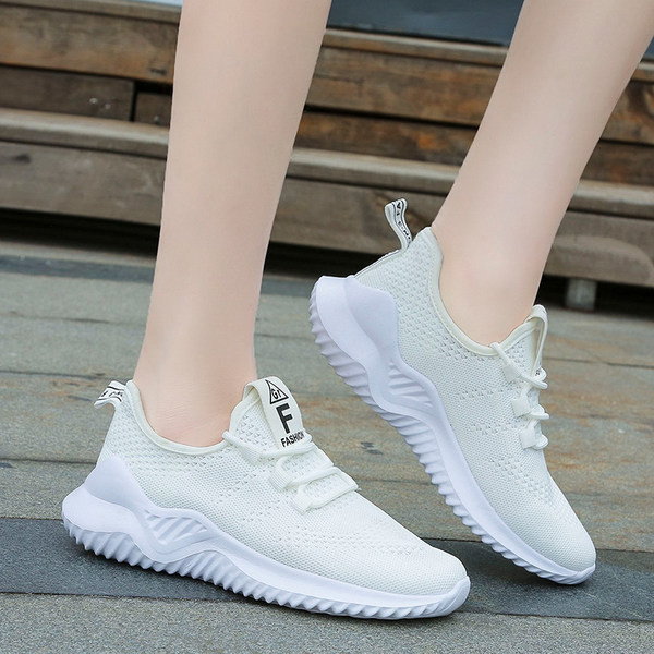 Tenisi casual dama confectionati din material textil cu talpa plata