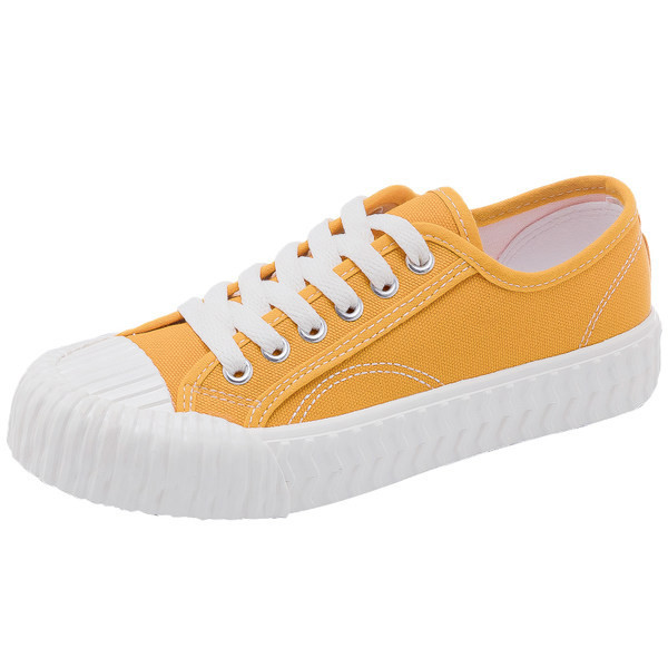 Γυναικεία καλοκαιρινά αθλητικά παπούτσια με επίπεδη σόλα και κορδόνια σε διάφορα χρώματα