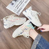 Νέο μοντέλο αθλητικά παπούτσια άνοιξης-καλοκαιριού από οικολογικό δέρμα και υφάσματα