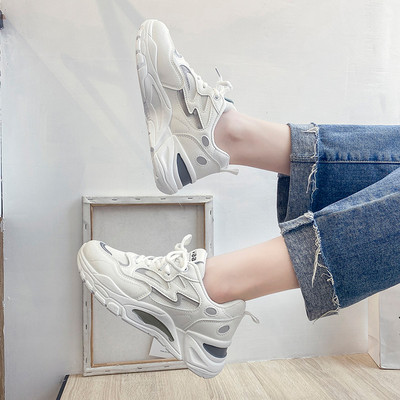 Νέο μοντέλο αθλητικά παπούτσια άνοιξης-καλοκαιριού από οικολογικό δέρμα και υφάσματα