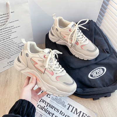 Νέο μοντέλο αθλητικά παπούτσια άνοιξης-καλοκαιριού από οικολογικό δέρμα και υφάσματα