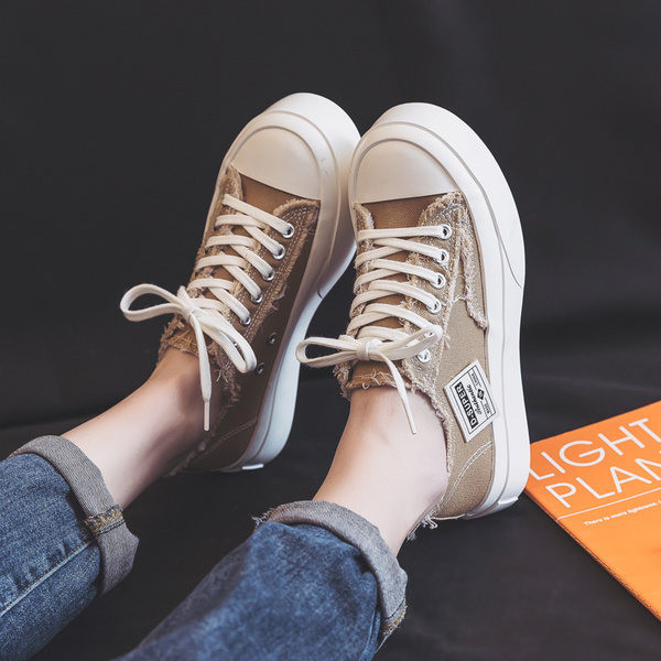 Sieviešu auduma kedas ar saitēm trīs krāsās