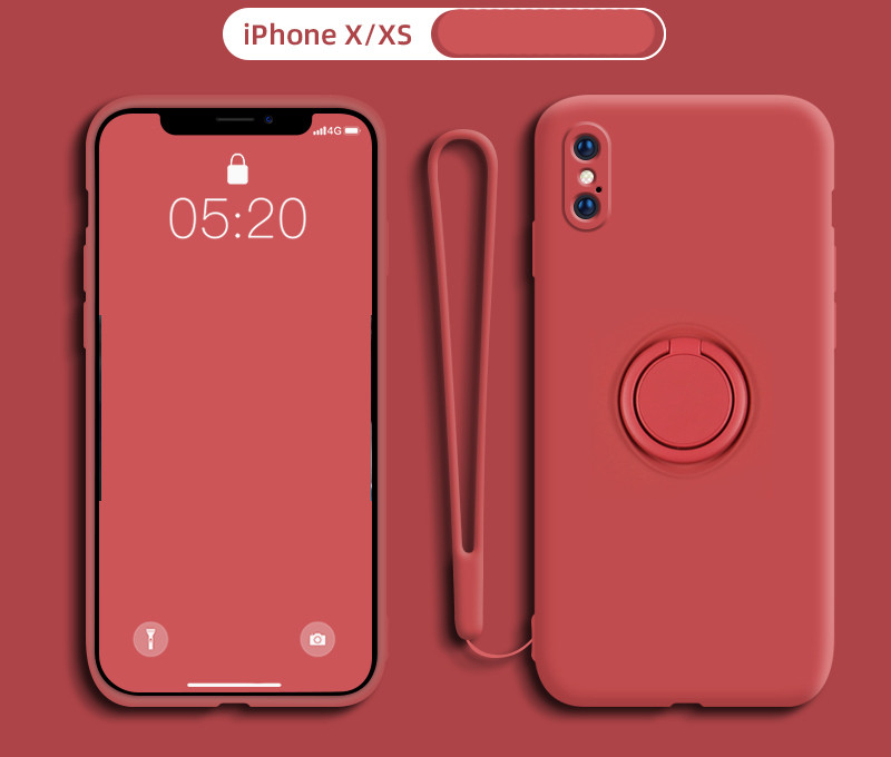 Triecienizturīgs gredzenu futrālis iPhone X / XS XR XsMax