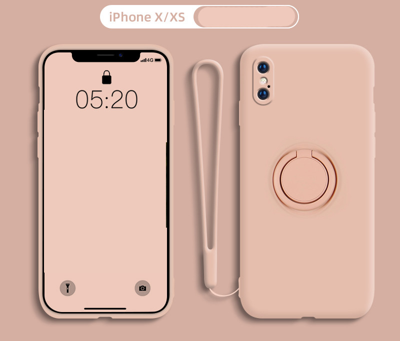 Triecienizturīgs gredzenu futrālis iPhone X / XS XR XsMax