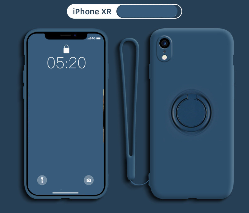Triecienizturīgs gredzenu futrālis iPhone X / XS XR XsMax