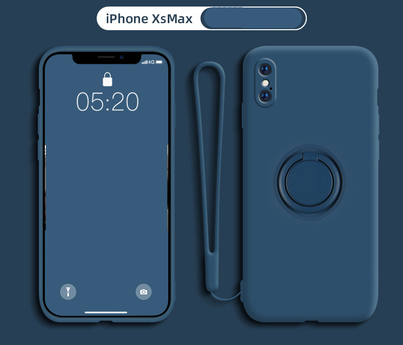 Triecienizturīgs gredzenu futrālis iPhone X / XS XR XsMax