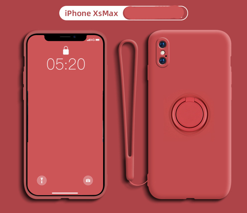 Triecienizturīgs gredzenu futrālis iPhone X / XS XR XsMax
