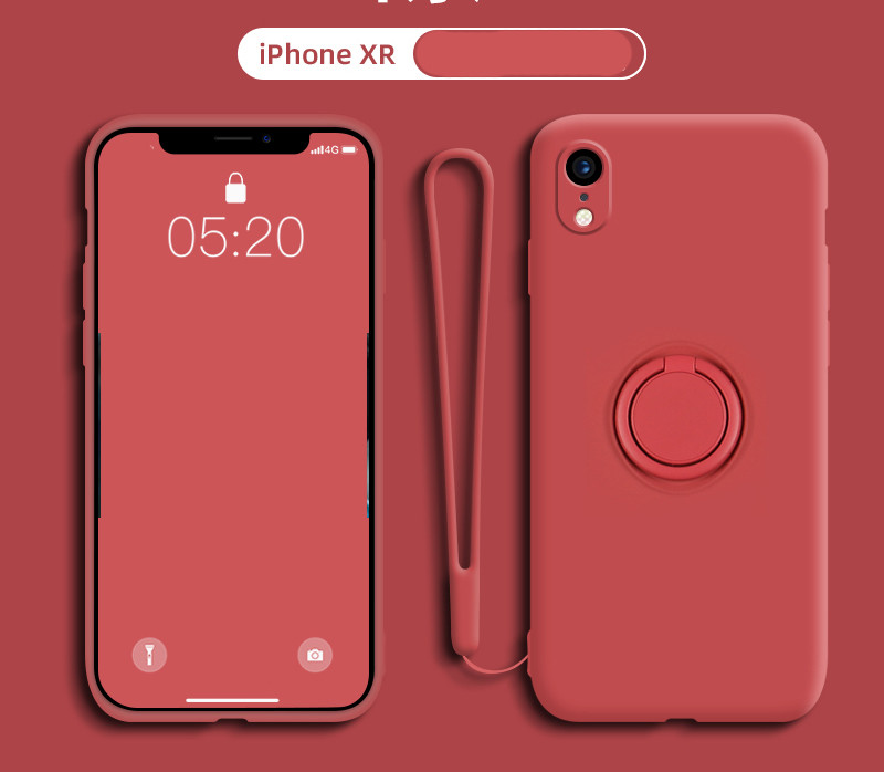 Triecienizturīgs gredzenu futrālis iPhone X / XS XR XsMax