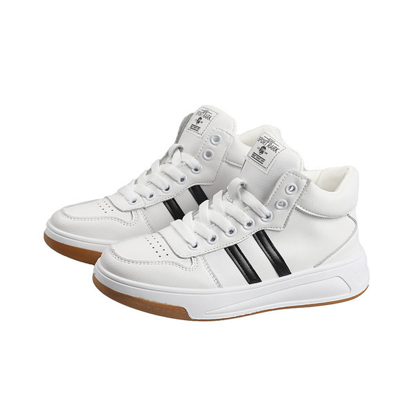 Sieviešu augstās kedas ar uzrakstu no eko ādas