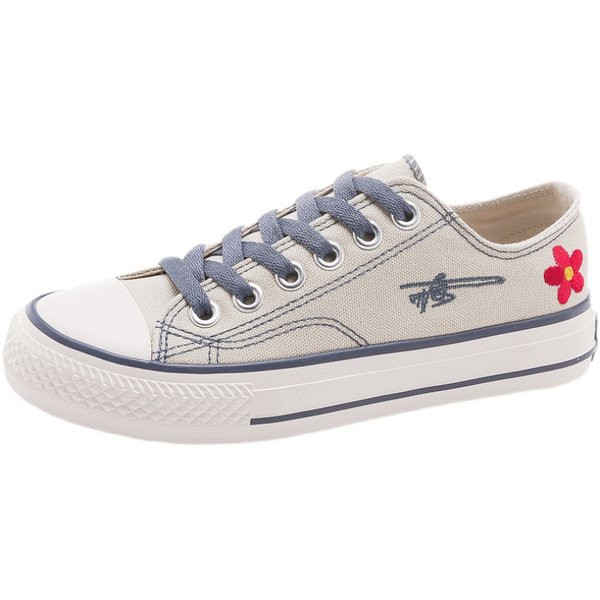 Adidasi de vara dama cu broderie si cravate