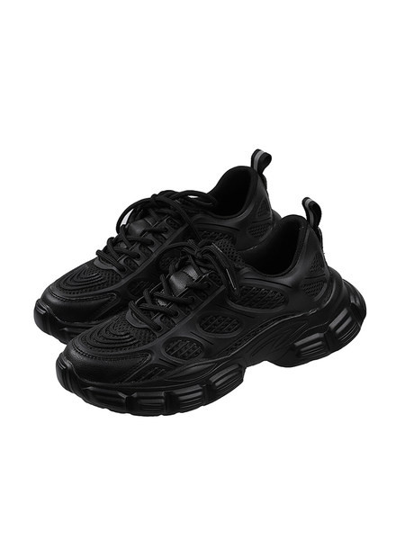 Sieviešu kedas ar mežģīnēm-eko ādu