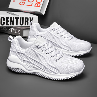 Tenisi dama din material textil cu talpa plate si sireturi