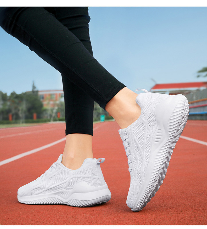 Tenisi dama din material textil cu talpa plate si sireturi