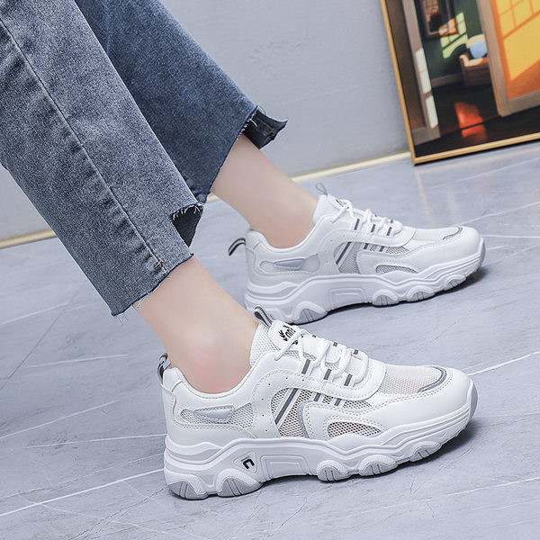 Sieviešu kedas no tekstila un eko ādas ar raupju zoli