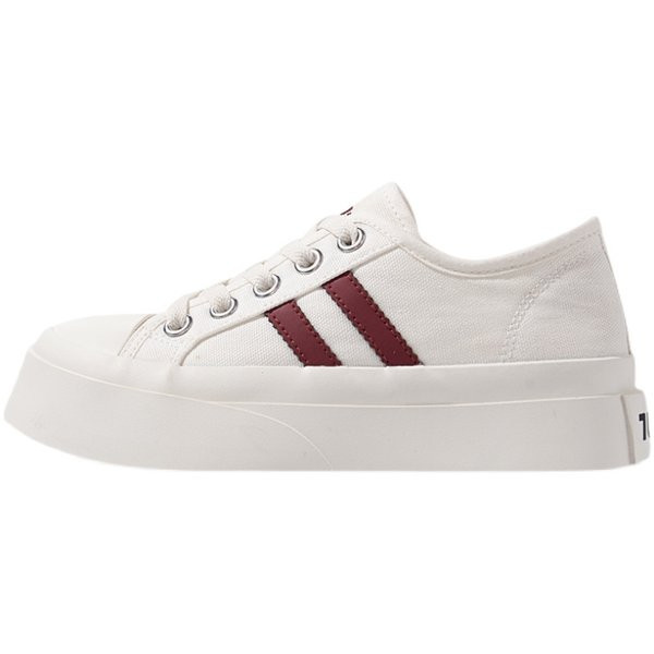 Μοντέρνα γυναικεία  γυναικεία αθλητικά παπούτσια  με σόλα πάχους 4 cm σε δύο χρώματα