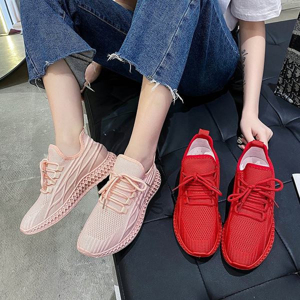 Tenisi dama textile cu sireturi in doua culori