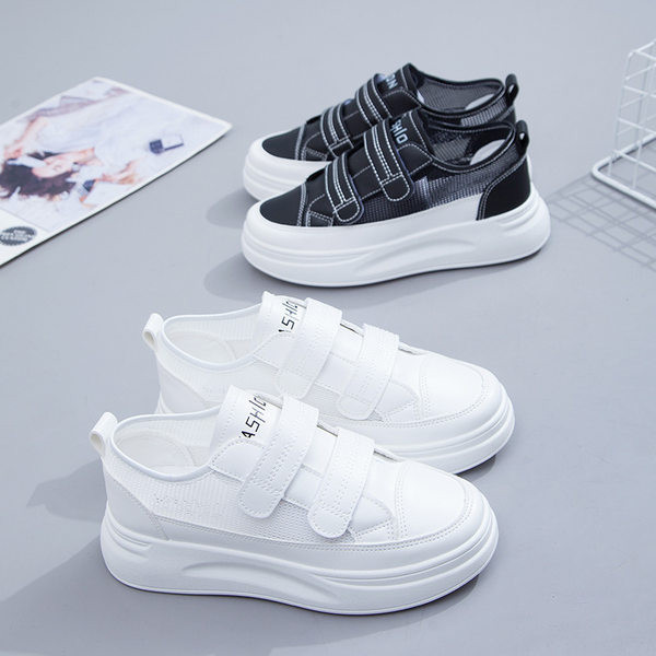 Sieviešu tenta kedas ar velcro un uzrakstu