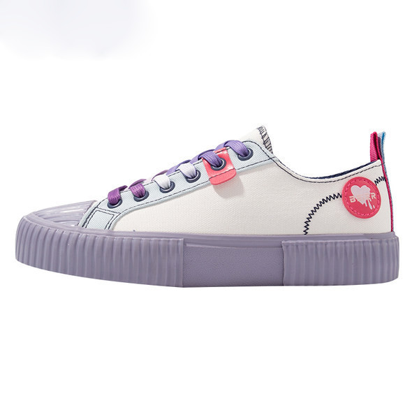 Νέο μοντέλο χρωματιστά γυναικεία αθλητικά παπούτσια με επίπεδη σόλα