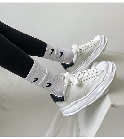 Tenisi casual dama din piele ecologica cu talpa de cauciuc