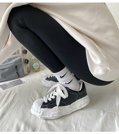 Tenisi casual dama din piele ecologica cu talpa de cauciuc