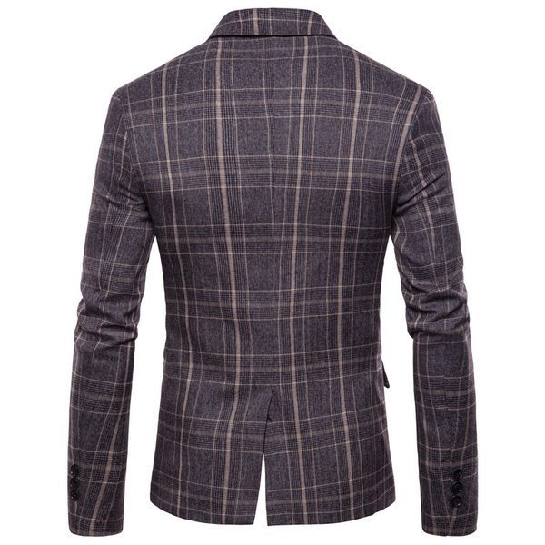 Μοντέρνο ανδρικό  σακάκι ριγέ  - κλασικό μοντέλο