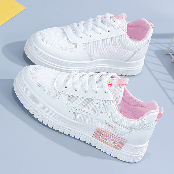 Ikdienas sieviešu elpojošas kedas ar uzrakstu