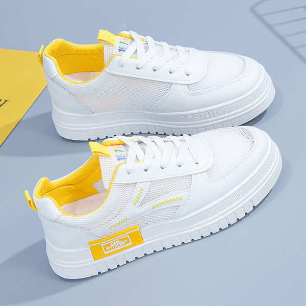 Ikdienas sieviešu elpojošas kedas ar uzrakstu