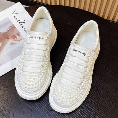 Pavasara sieviešu ikdienas kedas ar plakanām zolēm