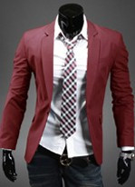 Vyriškas aktualus švarkas, paprastas modelis su ilgomis rankovėmis ir sagute