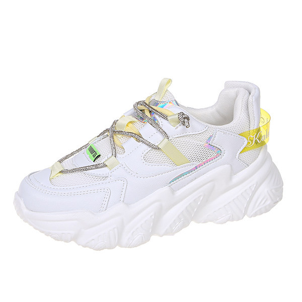 Elpojošas sieviešu kedas ar 5 cm platformu