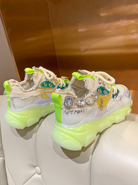 Adidasi de dama colorati decorati cu pietre