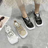 Jauna modeļa modernas mežģīņu kedas ar šņorēm