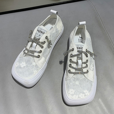 Jauna modeļa modernas mežģīņu kedas ar šņorēm