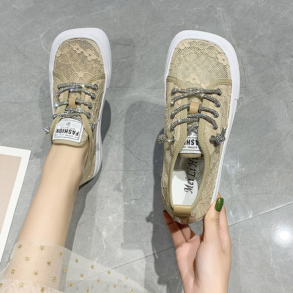 Jauna modeļa modernas mežģīņu kedas ar šņorēm