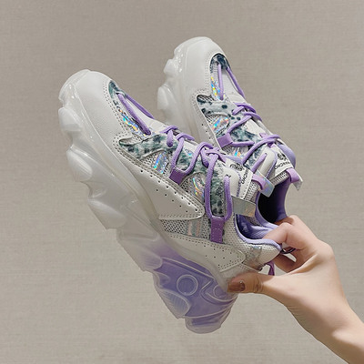 Sieviešu kedas ar silikona zoli un šņorēm trīs krāsās