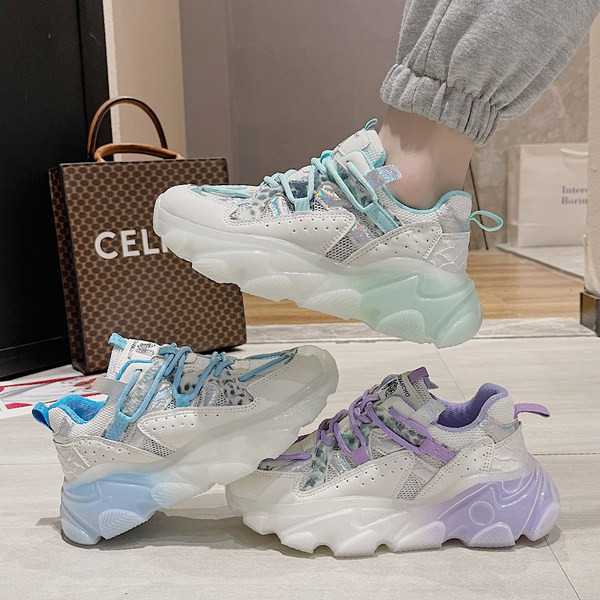 Sieviešu kedas ar silikona zoli un šņorēm trīs krāsās