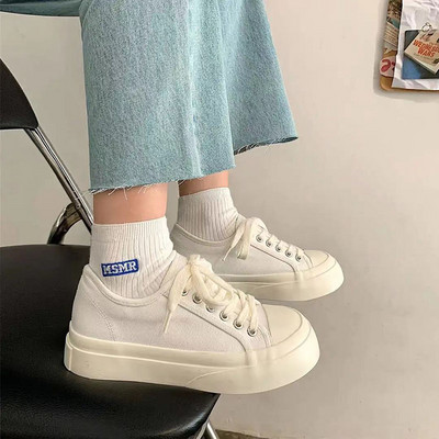 Tenisi casual dama confectionati din stofa cu sireturi