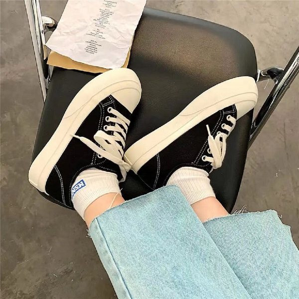 Tenisi casual dama confectionati din stofa cu sireturi