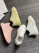 Tenisi dama din piele ecologica cu platforma de 5,5 cm