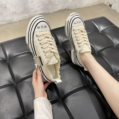 Adidasi casual dama cu talpa plata - trei culori