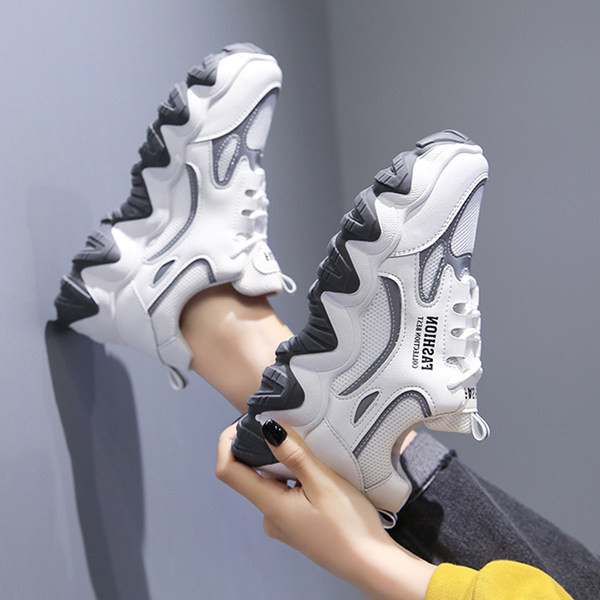 Model nou de adidași din piele ecologică de primăvară-toamnă