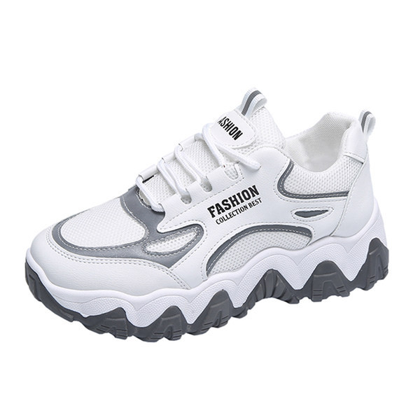 Model nou de adidași din piele ecologică de primăvară-toamnă