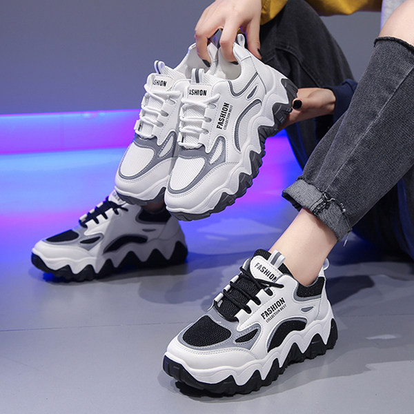 Model nou de adidași din piele ecologică de primăvară-toamnă