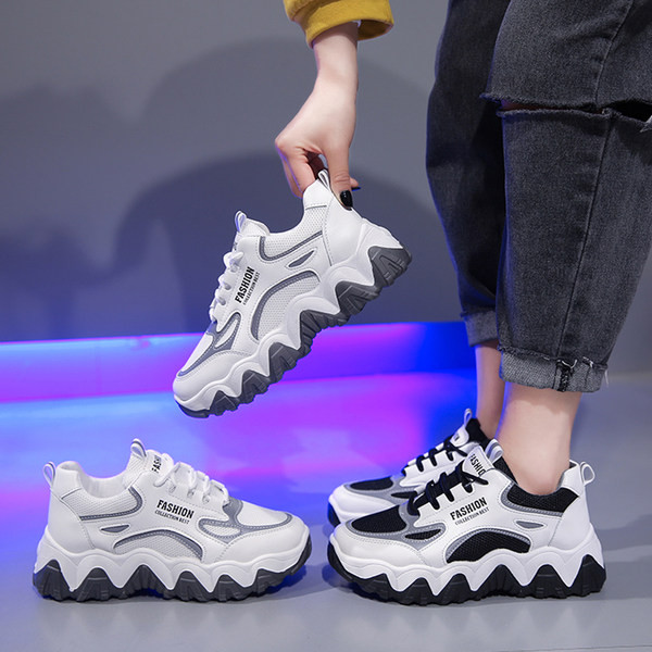 Model nou de adidași din piele ecologică de primăvară-toamnă